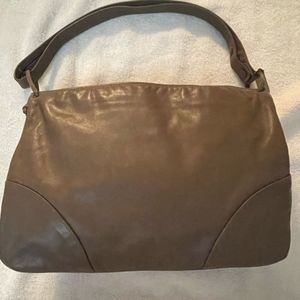 Vintage Mr. Leather (Olath Industries. NY) chocolate colored 3-compartment purse